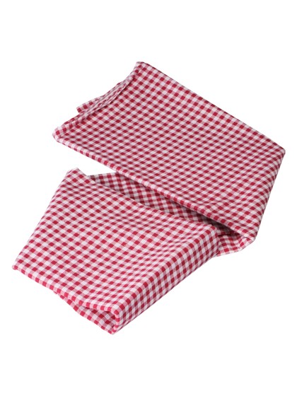 NAPPE VICHY ROUGE 140CM X 250CM