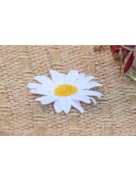 6 MARGUERITES BLANCHES A DISPERSER DIA 4.5CM