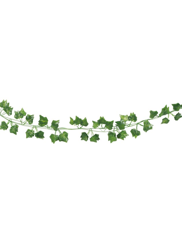 3 PLASTIC IVY GARLANDS 10CM X 240CM