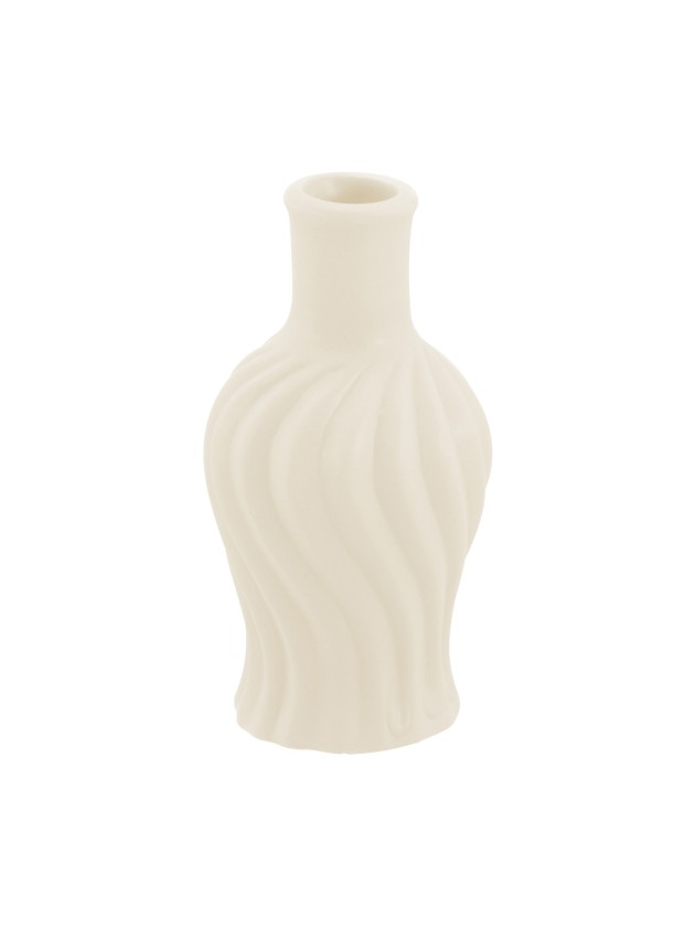 MINI VASE KERAMIK GEDREHT ROSA NUDE DIA 4.5CM X 8.5CM
