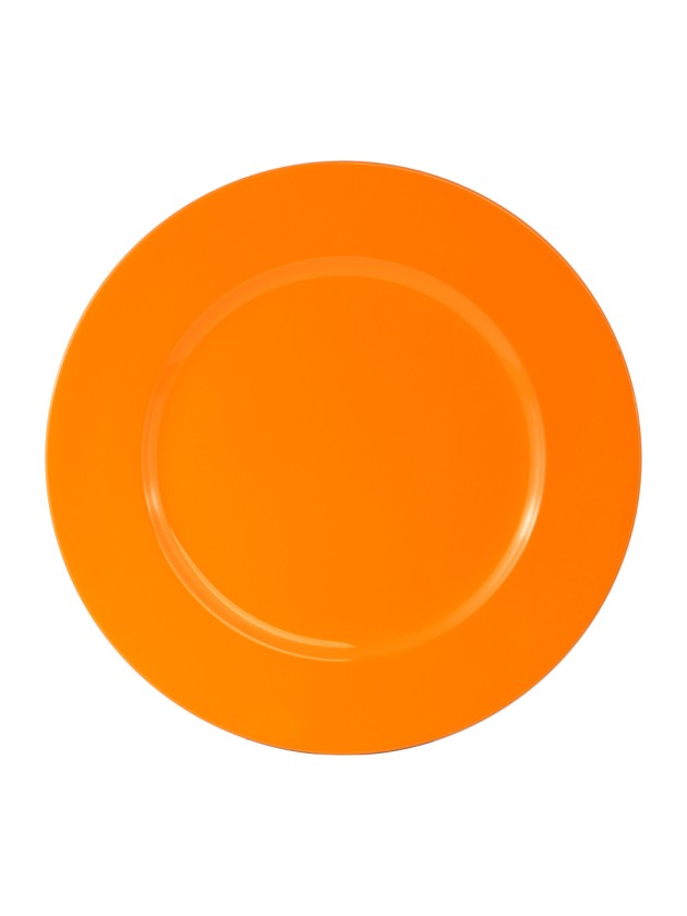 SOUS-ASSIETTE PP ORANGE BRILLANT DIA 33CM