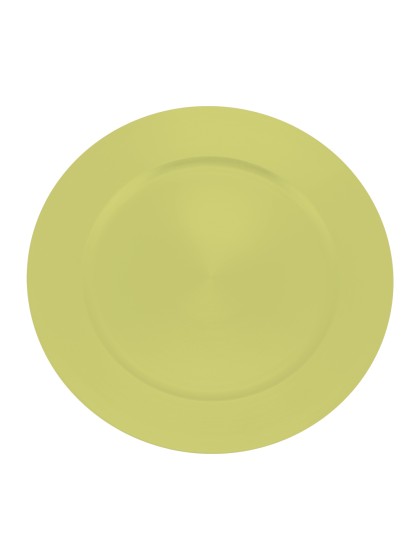 SOUS-ASSIETTE PP VERT MAT DIA 33CM