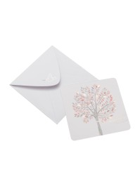 8 THANK YOU CARDS + ENVELOPES MON BAPTEME 10CM X 10CM