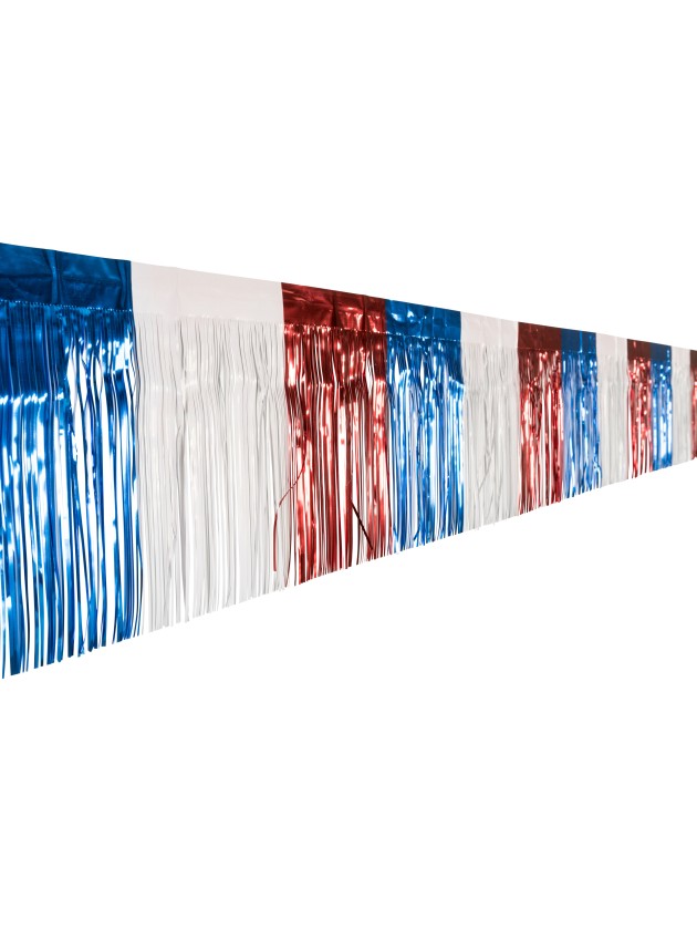 SHINY FRINDGE GARLAND FRENCH SUPPORTER 275CM X 75CM