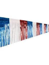 SHINY FRINDGE GARLAND FRENCH SUPPORTER 275CM X 75CM