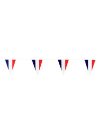 20 FLAGS ON 10M GARLAND FRENCH 10M/ 18CM X 29CM