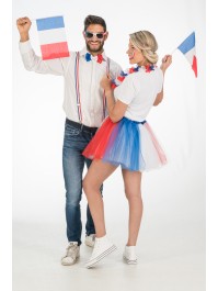 GLASSES FRENCH SUPPORTER 14.5CM X 4.5CM