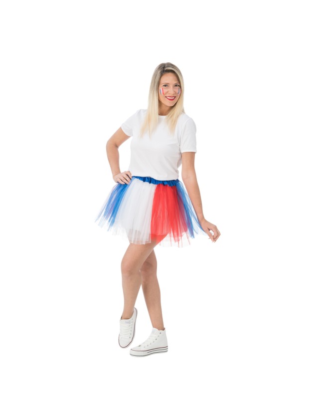 TUTU SKIRT FRENCH SUPPORTER ONE SIZE - 39CM