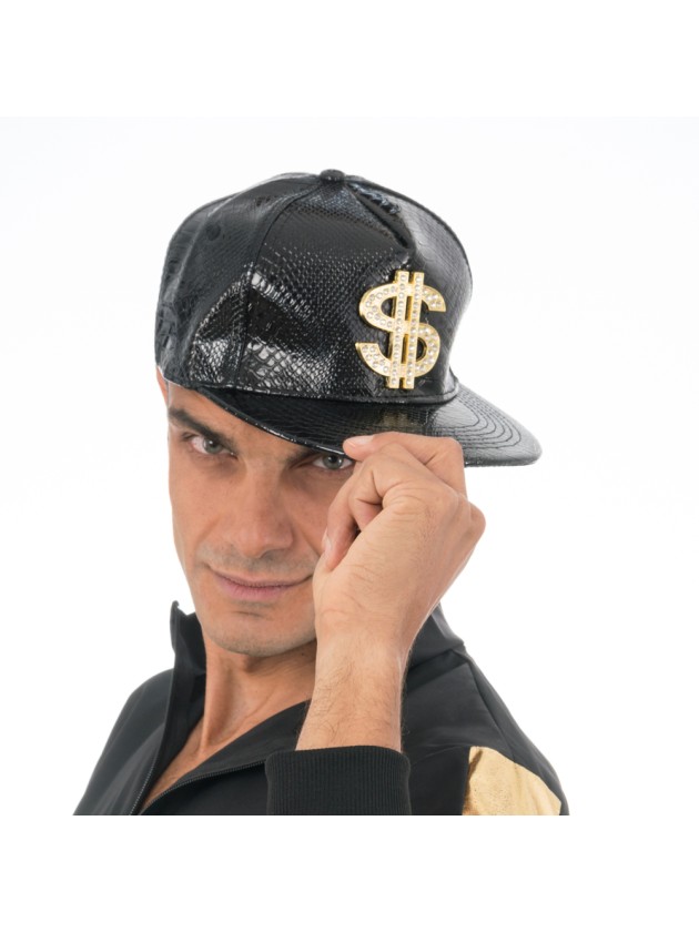 CASQUETTE $ RAPPEUR NOIRE TU