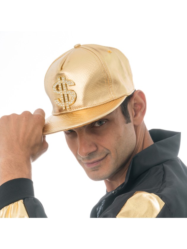 CASQUETTE $ RAPPEUR DOREE TU