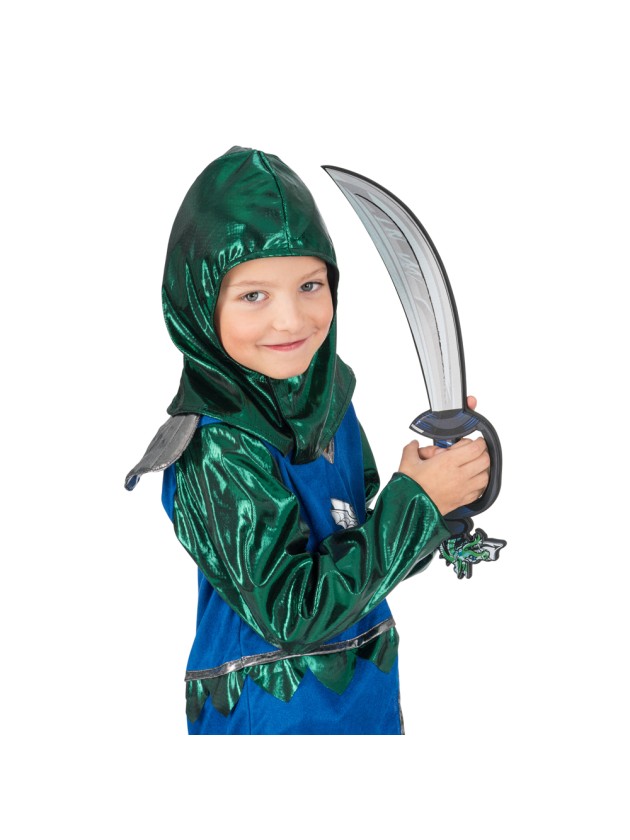 BLUE EVA FOAM DRAGON KNIGHT SABRE 10,5 X 46CM