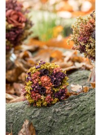 MINI BLUMENSTRAUSS AUS TISCH HERBST DIA 6.5CM X 10CM