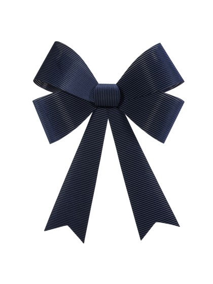 1 GIANT NAVY BLUE CORDUROY VELVET BOW 71CM X 86CM