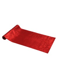 ALLIAGE METALLIC RED TABLE RUNNER 28CM X 3M