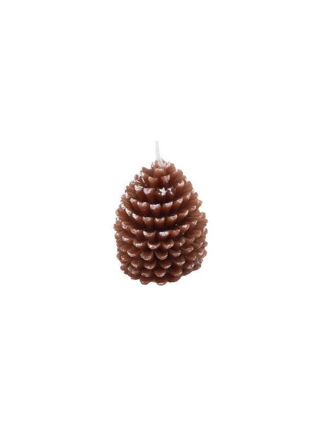 BOUGIE POMME DE PIN ENNEIGEE DIA 5.4CM X 7CM