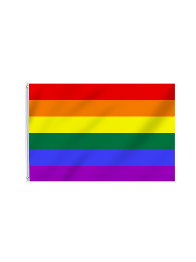 DRAPEAU ARC-EN-CIEL 90CM X 150CM