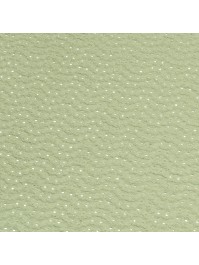 CHEMIN DE TABLE FESTONY VERT SAUGE 27CM X 3M