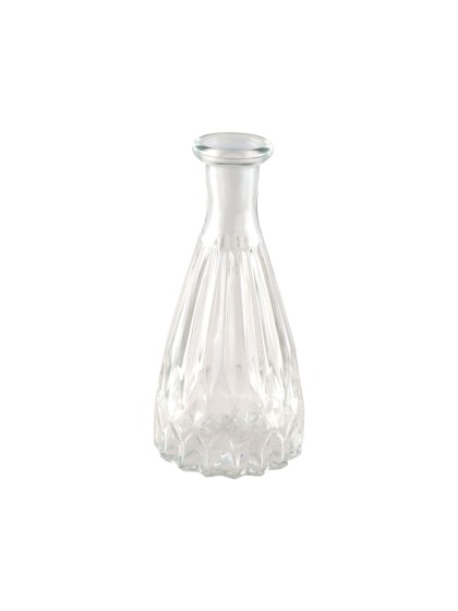 VASE ALEXANDRINE VERRE TRANSPARENT DIA 6.8CM X 14.5CM