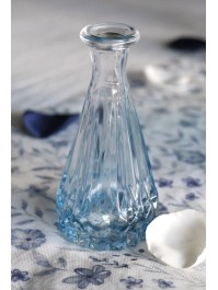MINI VASE ALEXANDRINE VERRE DEGRADE BLEU DIA 5CM X 10.7CM