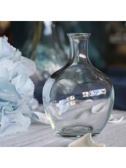 MINI VASE JEANNETTE GLAS TRANSPARENT DIA 7.5CM X 11CM