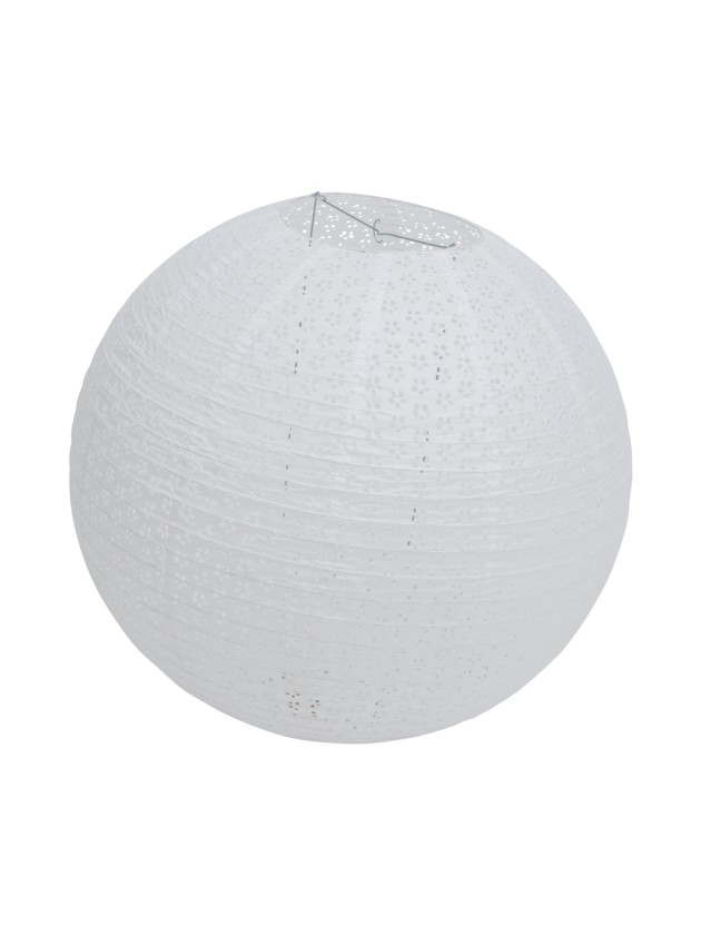 BIG SIZE WHITE PAPER LANTERN FLOWERS DIA 60CM X 56CM