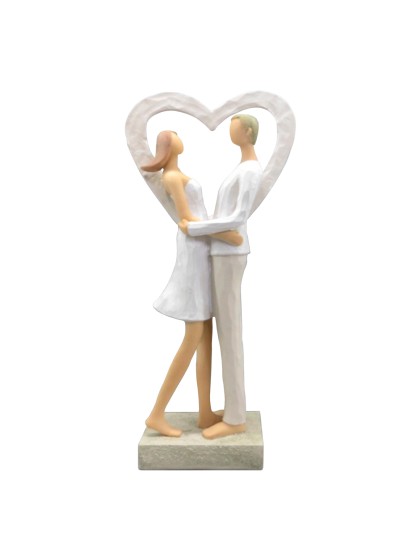 STANDING COUPLE LOVE MOMENT 11.5CM X 6CM X 27.5CM