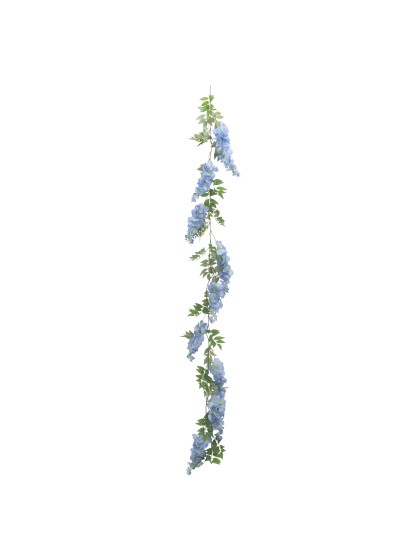 GUIRLANDE GLYCINE BLEUE 180CM X 28CM X 9CM