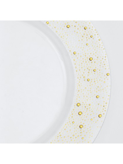 SOUS-ASSIETTE PS TRANSPARENTE SHEHERAZADE DIA 33CM