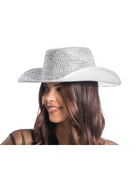 SILVER DIAMOND COWBOY HAT 