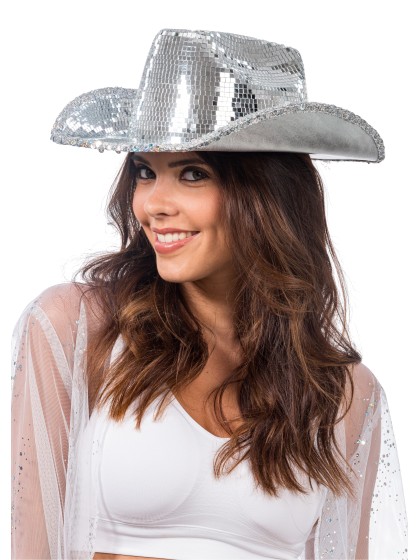 SILVER LENS COWBOY HAT 