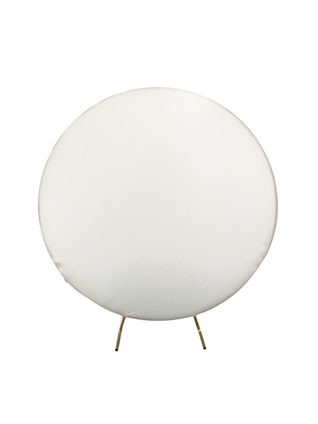 HOUSSE SPANDEX POUR ARCHE RONDE IVOIRE DIA 2M