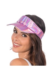 CASQUETTE VISIERE IRISEE ROSE TU