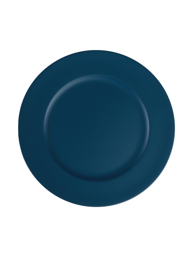 SOUS-ASSIETTE DOUCE NUIT BLEU MAT DIA 33CM