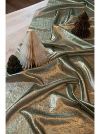 VOILE MERRY GRÜN OLIVE/OR 60CM X 3M