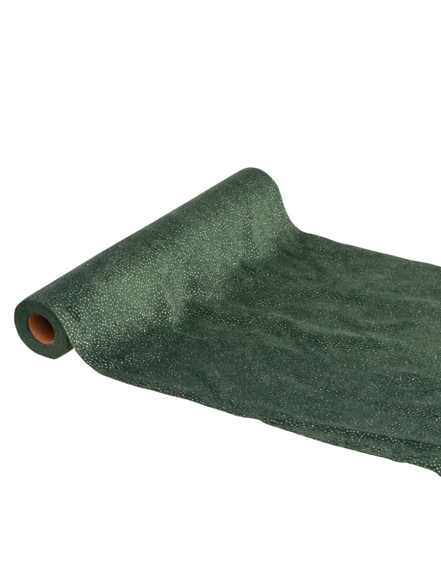 TISCHLÄUFER SNOW DUST GRÜN FIR 28CM X 3M