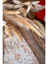 CHEMIN DE TABLE IMPRIME CANDICE 28CM X 3M