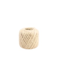 WHITE JUTE RIBBON 2MM X 30M