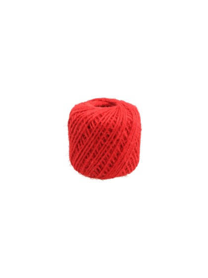 RED JUTE RIBBON 2MM X 30M