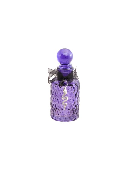 FLACON TEXTURE VERRE VIOLET DIA 5CM X 12.5CM