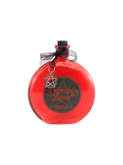 RED DEVIL GLASS BOTTLE 12.5CM X 3.5CM X 15CM