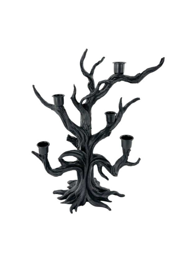 CHANDELIER RESINE ARBRE 29.5CM X 14.5CM X 38CM