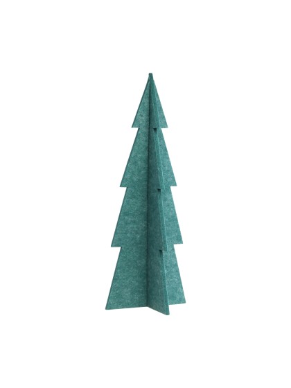 SAPIN 3D FEUTRINE VERT 19CM X 19CM X 50CM