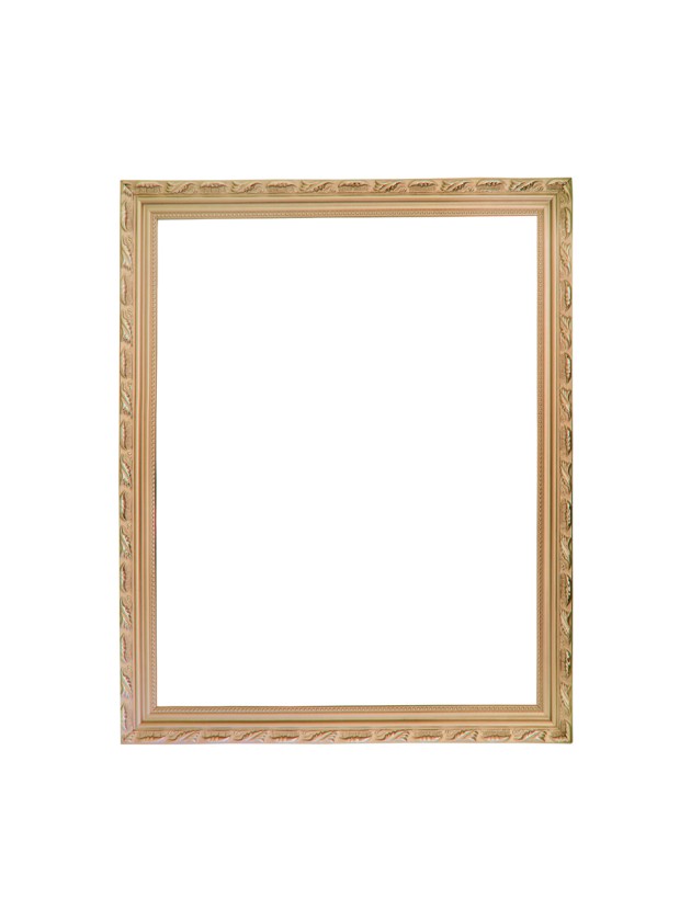 GOLDEN WOODEN MOULDING FRAME 57CM X 67CM