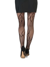 BLACK FLAME TIGHTS ONE SIZE FITS MOST