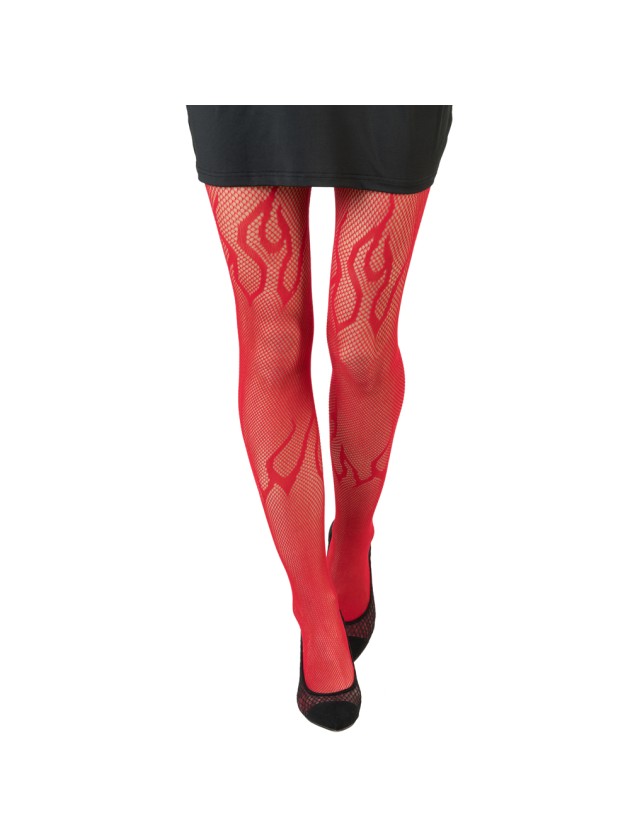 COLLANT HALLOWEEN FLAMME ROUGE TU