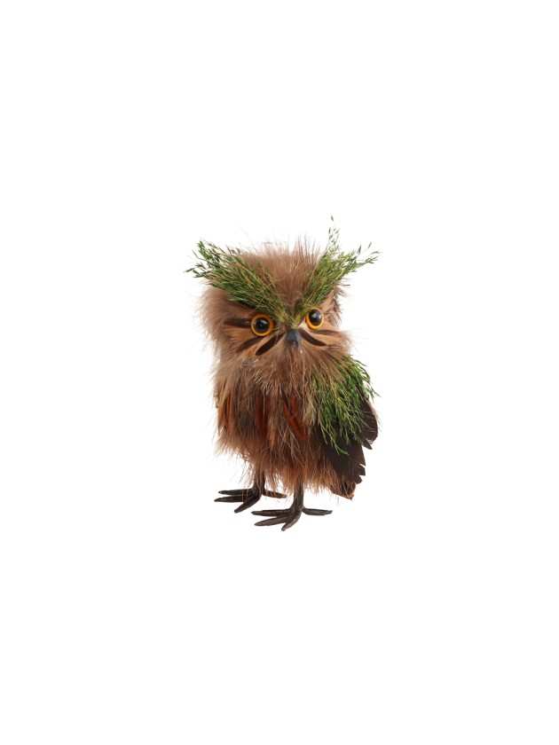 SMALL SIZE FOREST OWL 9CM X 8CM X 15CM