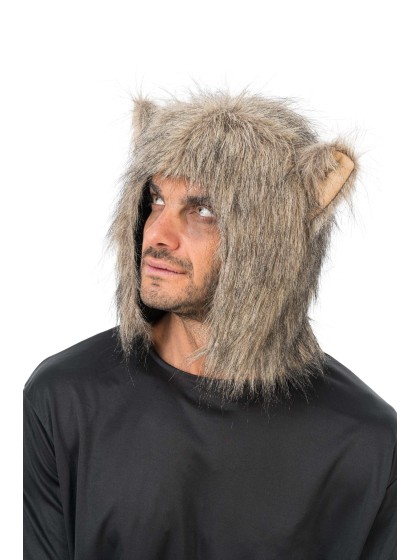 BONNET LOUP GAROU 36CM X 4CM X 31CM