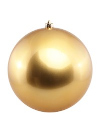 BOULE DE NOEL PLASTIQUE RIGIDE EFFET SATINE OR DIA 40CM
