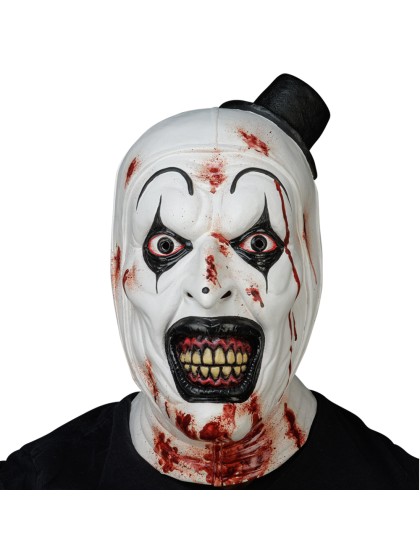 ART THE CLOWN LATEX MASK - TERRIFIER® 21CM X 32CM X 36CM