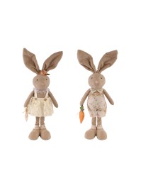 LAPIN EPONGE LIBERTY DEBOUT JO 2 ASSORTIS 14CM X 12CM X 57CM